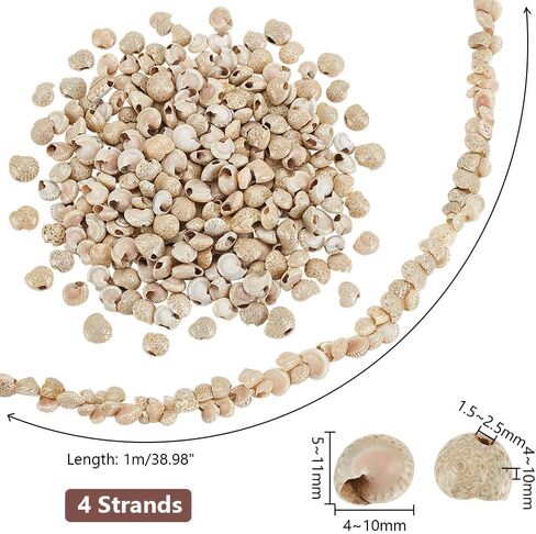 PH PandaHall Tiny Sea Shells No Hole, 190g Colorful Spiral Ocean Beach Seashells Small Turbo Shells Craft Shell Charmd for Resin Party Wedding Home Decor Vase Filler Fish Tank in Kuwait