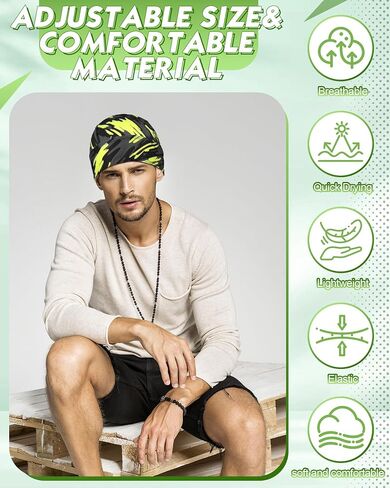 15 Pcs Do Rag Skull Cap Cooling Helmet Liner Sweat Wicking Head Wraps Bandana Beanie Bicycle Helmet Liner for Men Women in Saudi Arabia