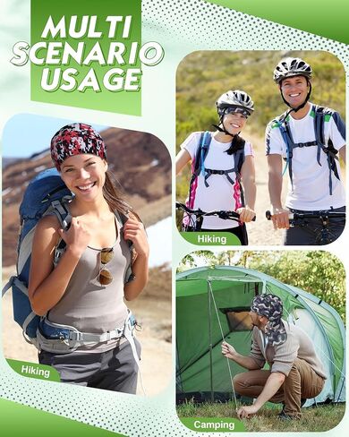 15 Pcs Do Rag Skull Cap Cooling Helmet Liner Sweat Wicking Head Wraps Bandana Beanie Bicycle Helmet Liner for Men Women in Saudi Arabia