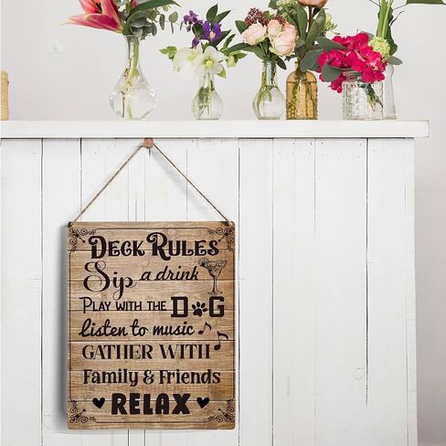 Pink Flamingo Sign Gifts, Rustic Flamingo Wisdom Embrace Your Beauty Wooden Signs Wood Plaque Hanging Sign Home Outdoor Decor 8 x 10 Inches in Kuwait
