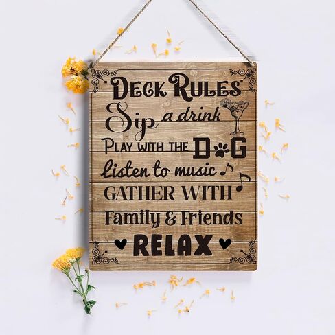 Pink Flamingo Sign Gifts, Rustic Flamingo Wisdom Embrace Your Beauty Wooden Signs Wood Plaque Hanging Sign Home Outdoor Decor 8 x 10 Inches in Kuwait
