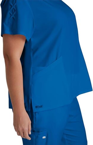 BARCO Grey's Anatomy Scrubs Signature - Astra Scrub Top for Women, V-Neck Spandex Stretch Women's Scrub Top in Saudi Arabia