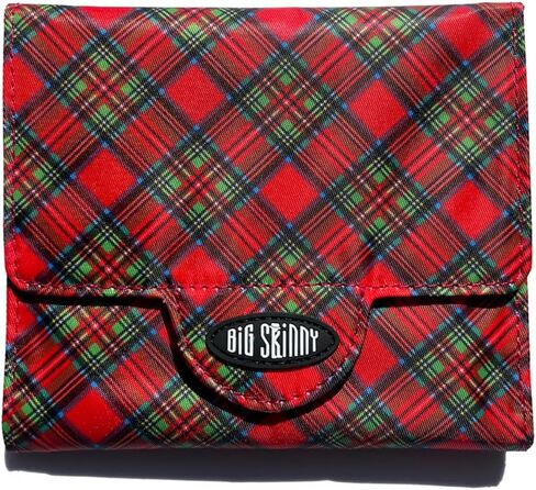 Big Skinny Women's Trixie Tri-Fold Slim Wallet, Holds Up to 30 Cards, Black in Kuwait