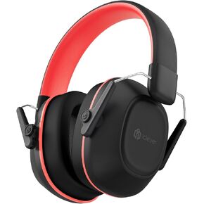 iClever Noise Cancelling Headphones for Kids, 26dB NRR Safety Noise Reduction Ear Muffs for Autism Sensory &Concentration Aid, Ear Hearing Protection for Fireworks/Event/Monster Truck/Concert, EM01
