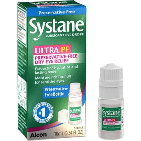 Systane Ultra Multi-Dose Preservative-Free Eye Drops Twin Pack (2x10ml)