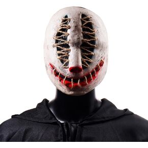 Vmonke Old Woman Witch Mask Halloween Scary Horror Cosplay Costume in Saudi Arabia