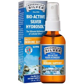 Sovereign Silver Bio-Active Silver Hydrosol for Immune Support - 10 ppm, 2oz (59mL) - Fine Mist Spray in Kuwait