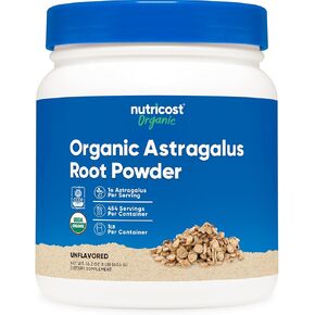 Nutricost Organic Astragalus Root Powder 1LB - Gluten Free, Non-GMO, Vegetarian
