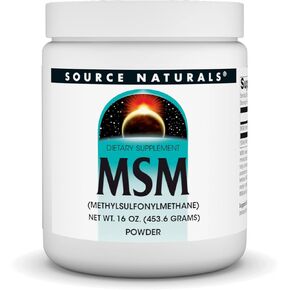 Source Naturals MSM, (Methylsulfonylmethane) - 16 Ounce Powder