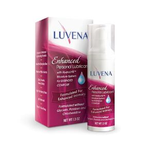 Luvena Lubricant - Enhanced Personal Lubricant for Women - Relieves Feminine Dryness Symptoms - Intimate Skin Care & Menopause Support - Water Based, Paraben & Glycerin Free - 170 Pumps (2 Pack)