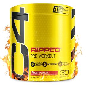 Cellucor - C4 Ripped Fruit Punch, 30 Servings, 183 g (6.46 Oz)