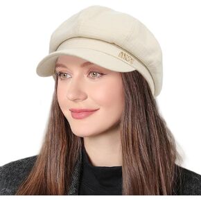 Womens Newsboy Caps Cabbie Gatsby Hat Visor Beret Hat Fashion Ladies Pageboy Caps for Womens Hat