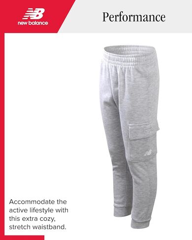 New Balance Boys Pants Set - 2 Piece Pullover Boys Shirts Graphic Tee and Athletic Jogger Pants Kids Activewear Set (8-16) in Kuwait