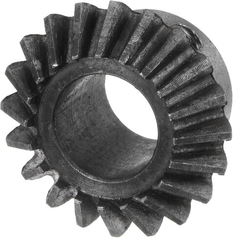 HARFINGTON 2 قطعة ترس مشطوف 1 متر 20 سن 10 مم ثقب العمود 1:1 ترس مشطوف مدبب 45 # فولاذ 1.5 وحدة ترس توجيه 90 درجة، للدوران الميكانيكي للأجهزة in Kuwait