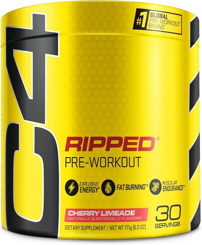Cellucor - C4 Ripped Fruit Punch, 30 Servings, 183 g (6.46 Oz) in Kuwait