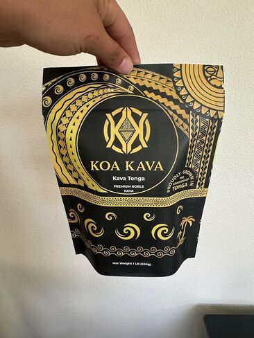 Tongan Kava Kava Root Powder – Noble Pouni ONO Kava Tea Drink for Relaxation and Good Vibes, Source Directly from Vava'u by Koa Kava, 8 Oz. in Kuwait
