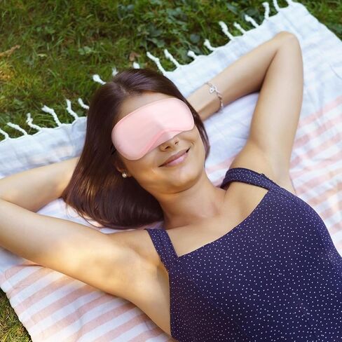 30 Pieces Blindfold Eye Cover Sleep Mask for Games Party Sleeping Travel with Nose Pad and Adjustable Strap (Black) in Kuwait