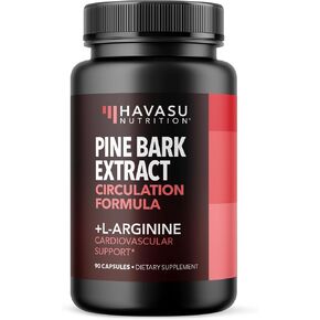 L Arginine French Pine Bark | 1,800mg L Arginine Pills for Men to Boost Circulation | Nitric Oxide Precursor for Powerful Blood Flow | Potent Dosage 30 Day Supply | 90 NO L-Arginine Capsules in Saudi Arabia