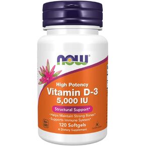 NOW Supplements, Vitamin D-3 50,000 IU Softgels, 50 softgels
