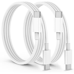 Apple USB C to USB C Cable 10ft 100W,2 Pack, Fast Charger Cord for Apple iPhone 15/15 Pro/15 Plus/15 Pro Max, MacBook Pro/2019/2018/2017/2016/IPad Air 4/5, iPad Mini 6,iPad Pro 12.9/11 USB Type C