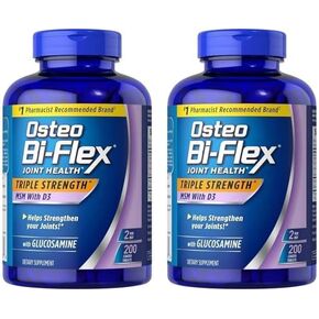 Osteo Bi Osteo Bi Flex Supplement Glucosmine 1500 Mg Vitamin D 1000IU Tablet(200Count), 200Count
