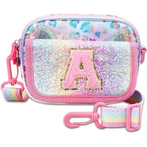Kejea Girls Purse for Kids Age 3-12 - Purse for Little Girl Gifts, Crossbody Bag