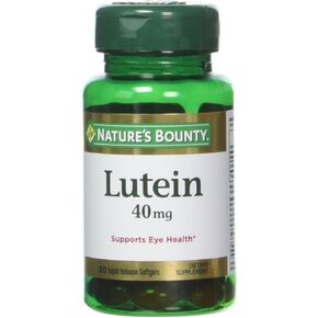 Nature's Bounty Lutein Pills, Eye Health Supplements and Vitamins, Support Vision Health, 40 mg, 30 Softgels
