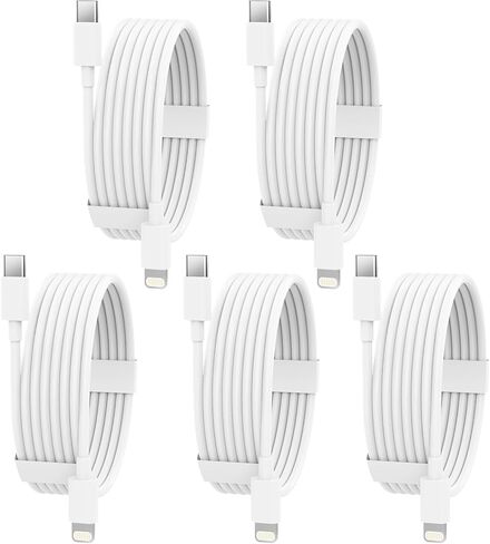 [معتمد من ابل] شاحن سريع لجوال ايفون (6 اقدام)، كيبل ايجينغون USB C الى لايتنينج لتوصيل الطاقة لايفون 12/12 ميني/12 برو/12 برو ماكس/11/11 برو/11 برو ماكس/اكس اس ماكس/اكس ار/اكس/ايربودز برو والمزيد in Kuwait