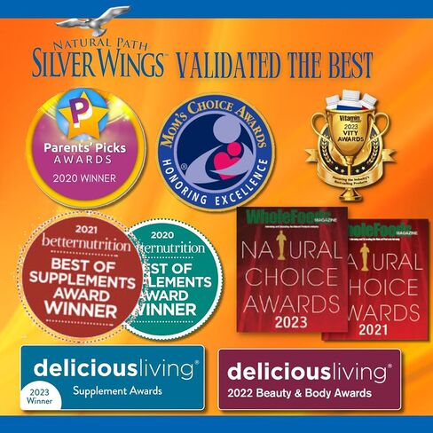 Natural Path Silver Wings Colloidal Silver 250 ppm 1 oz (Pack of 2) in Kuwait