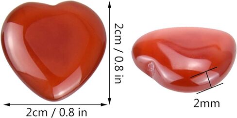 Marrywindix 15 Packs 0.8 Inch Healing Crystal Natural Amethyst Heart Love Carved Palm Worry Stone Chakra Reiki Balancing in Kuwait