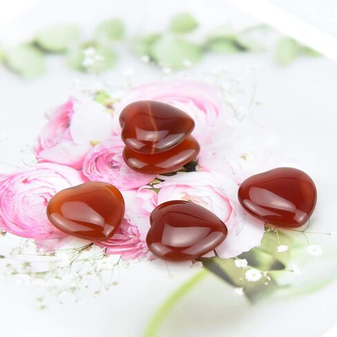 Marrywindix 15 Packs 0.8 Inch Healing Crystal Natural Amethyst Heart Love Carved Palm Worry Stone Chakra Reiki Balancing in Kuwait