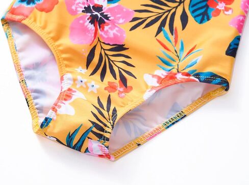 Girls Swimsuits One-Piece Bathing Suits Multicolor Kids Sport Summer Beach Swimwear for 2-10 Years Old in Saudi Arabia