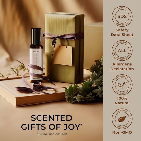 زيت اللبان العطري من Gya Labs (0.34 أونصة سائلة) - رائحة حارة وخشبية ودافئة - زيت اللبان الطبيعي in Kuwait