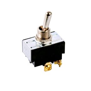 Gardner Bender GSW-15 Heavy-Duty Electrical Toggle Switch, DPST, Mom ON-Mom ON, 20 A/125V AC, Screw Terminal
