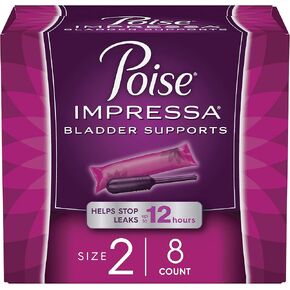 Poise Impressa Incontinence Bladder Supports for Bladder Control Sizing Kit, 3 Count, Packaging May Vary