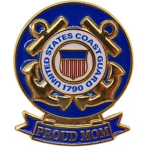 Proud Parent Patriotic Lapel Pin, Supportive Accessory for Children Serving, 1.25 Inches