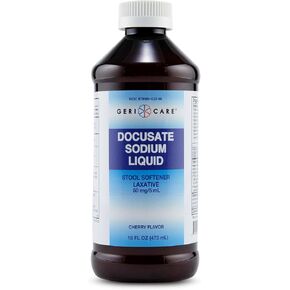 Geri-Care Docusate Sodium Stool Softener Liquid 16 Oz. (473 Ml)