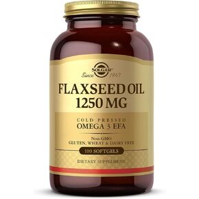 Flaxseed Oil 1250mg 100 SG 3-Pack