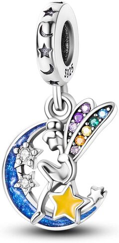 Hapour 925 Sterling silver charms Mom Dangle Charm for Charm Bracelet Heart Love Charm Beads Gift for Women Mother Grandmother Mother's Day Gift in Kuwait