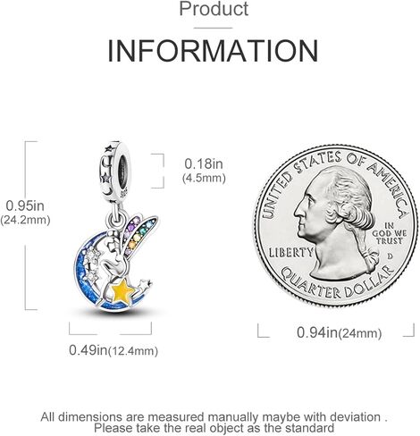 Hapour 925 Sterling silver charms Mom Dangle Charm for Charm Bracelet Heart Love Charm Beads Gift for Women Mother Grandmother Mother's Day Gift in Kuwait