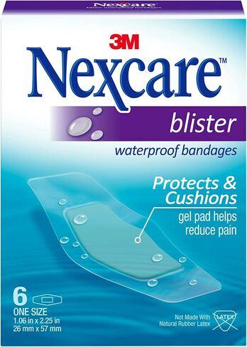 Nexcare Blister Prevention Tape, Waterproof Foam Medical Tape, Sticks Firmly to Skin to Help Prevent Blisters - 1 In x 5 Yds, 1 Roll of Tape in Kuwait