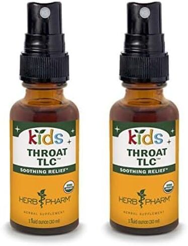 Herb Pharm Kids Certified-Organic Alcohol-Free Throat TLC Herbal Spray, 1 Ounce in Kuwait