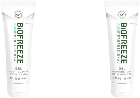 Biofreeze Professional Menthol Pain Relieving Gel 4 FL OZ Tube For Pain Relief Associated With Sore Muscles, Arthritis, Simple Backaches, And Joint Pain, Pack Of 1 (Packaging May Vary) in Kuwait