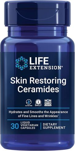 Life Extension Hair, Skin & Nails Collagen Plus Formula - Promotes Collagen & Keratin Health - with Niacin, Vitamin B6, Biotin, Calcium & Zinc - Non-GMO – 120 Count(Pack of 1) in Kuwait