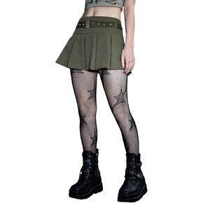 Verdusa Women's Flower Mesh Patterned Tights Fishnet Floral Stockings Pantyhose Stockings Leggings