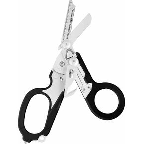 LEATHERMAN, Raptor Rescue Emergency Shears with Strap Cutter and Glass Breaker, Made in the USA, Black with Utility Holster