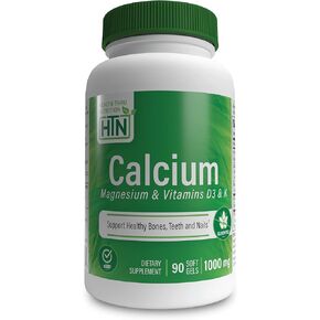 Health Thru Nutrition Liquid Calcium 1000mg, Magnesium 400mg, Vitamin D3 1,000iu and Boron | Bone Restore & Strength with 6 Calcium Complex | 3rd Party Tested | Non-GMO Gluten Free (Pack of 100)