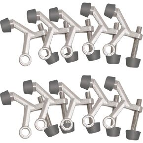 Design House 181784 Hinge Pin Door Stop, 10-Pack, Satin Nickel, 10 Count