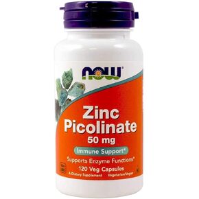 Now Foods - Zinc Picolinate 50 mg, 120 Capsules