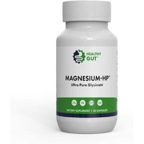 Healthy Gut Magnesium-HP | Ultra Pure Glycinate with Zero Fillers | 360 mg Magnesium Bisglycinate | 30 Servings